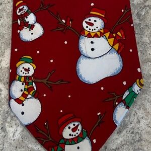 Snowmen Christmas tie